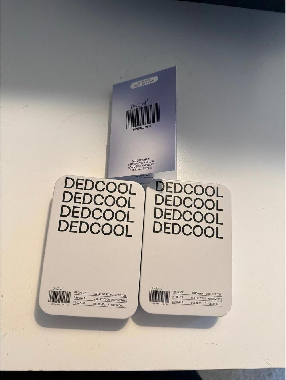 Dedcool testers discovery set customized includes mineral milk